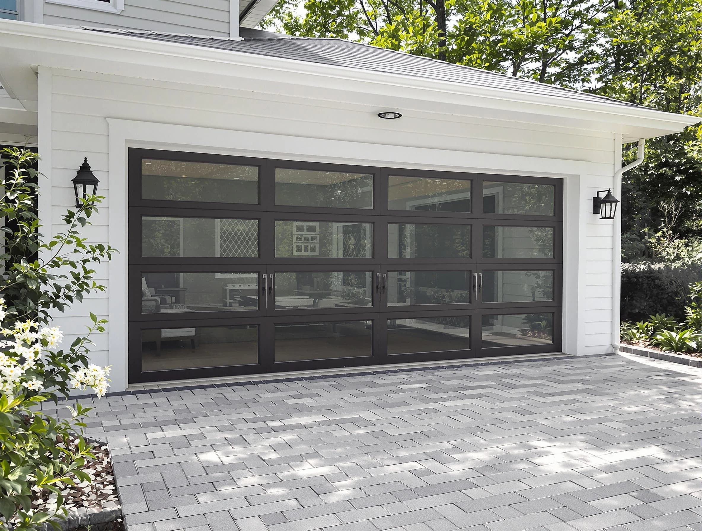 Forestdale Garage Door Repair design specialist presenting custom garage door options to Forestdale homeowner