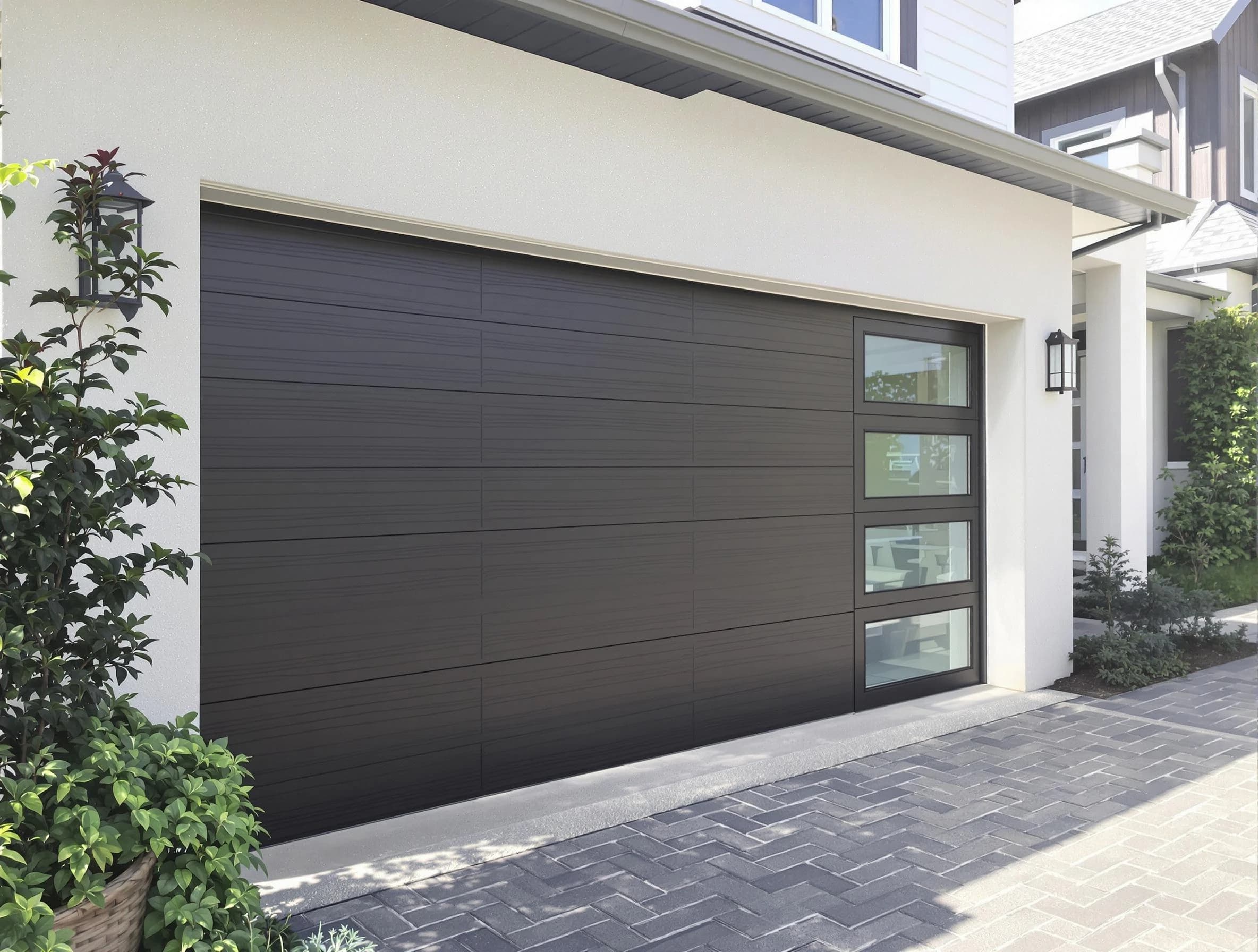 Custom garage door installation by Forestdale Garage Door Repair in Forestdale