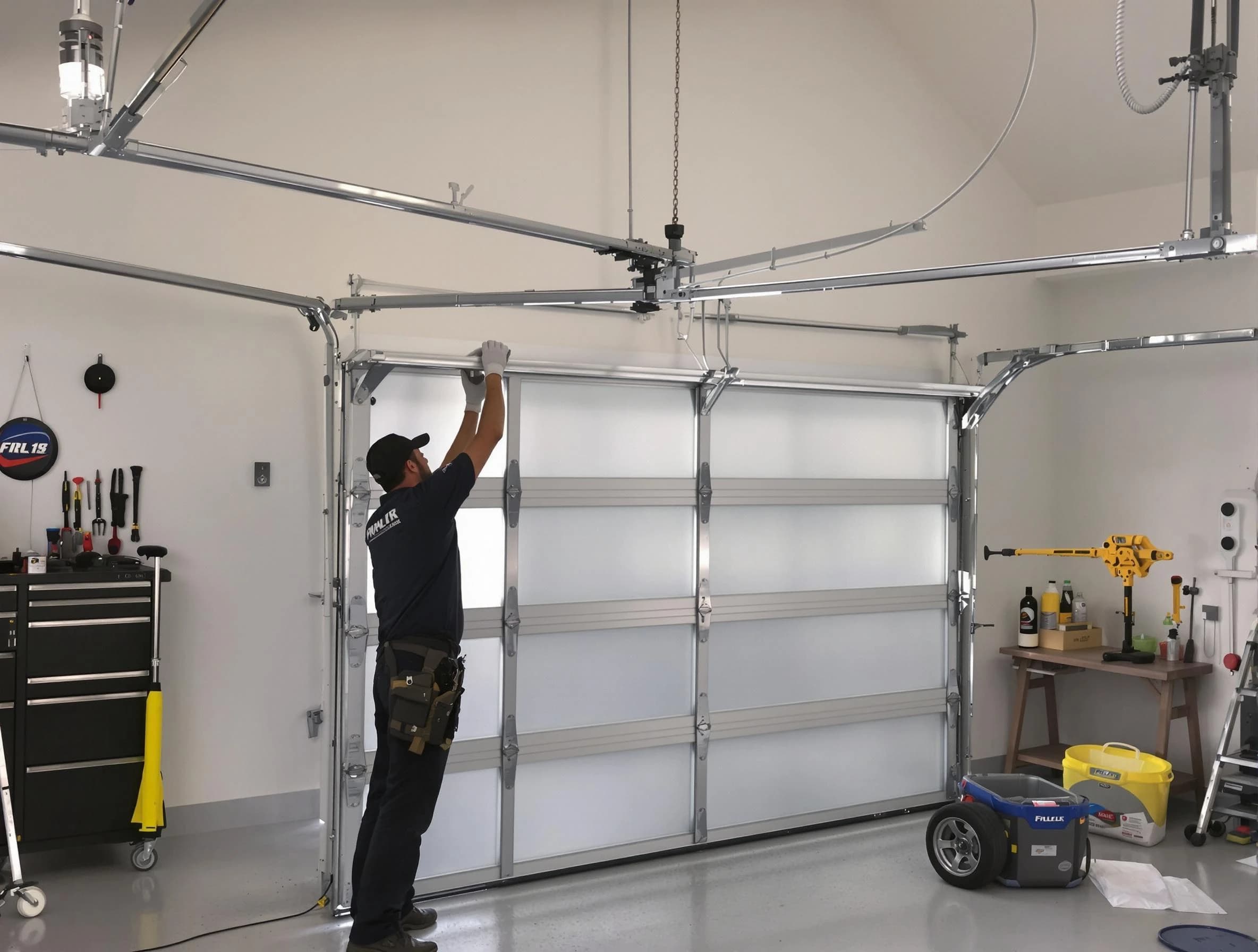 Forestdale Garage Door Repair certified team performing precision garage door installation in Forestdale