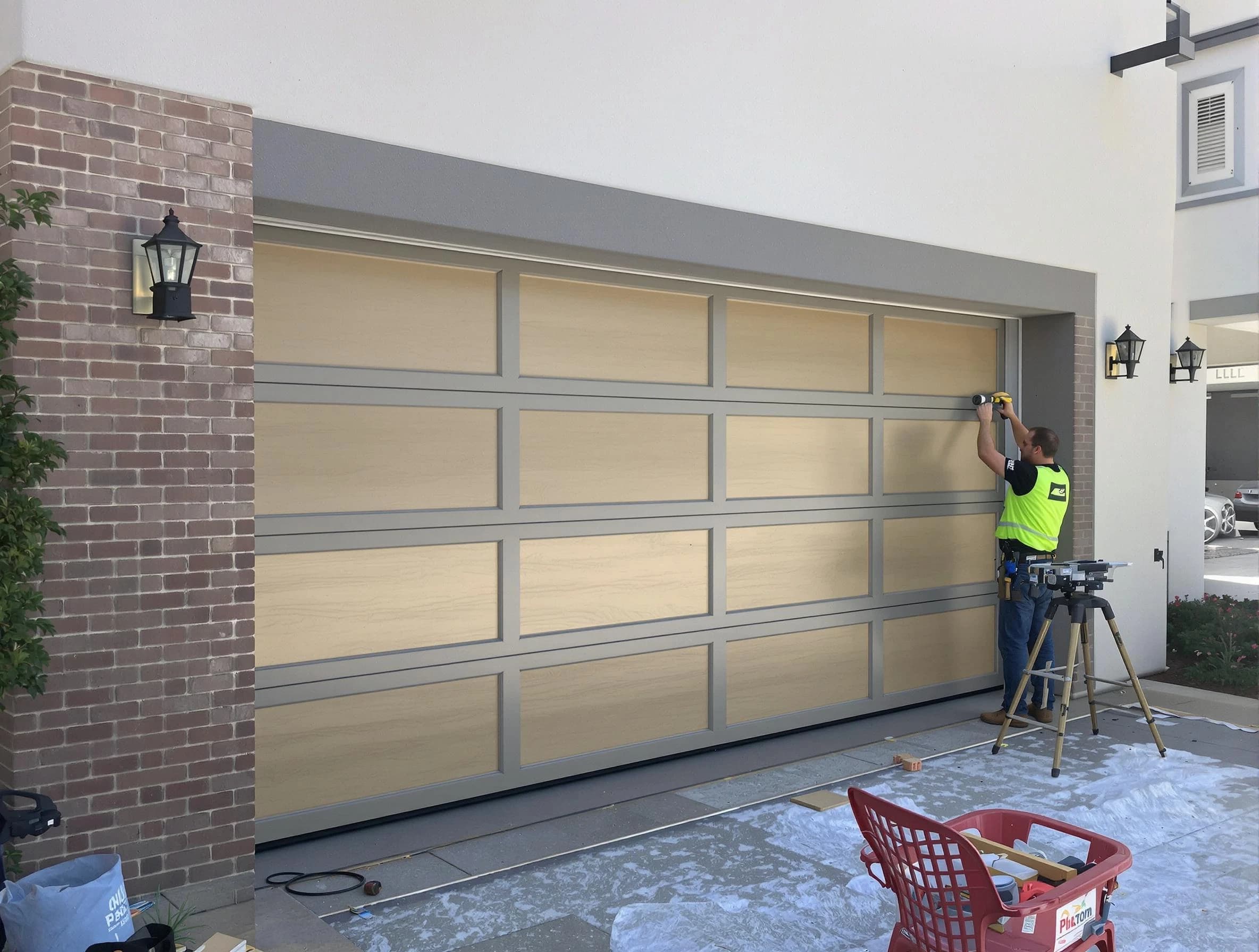 Garage door replacement service by Forestdale Garage Door Repair in Forestdale