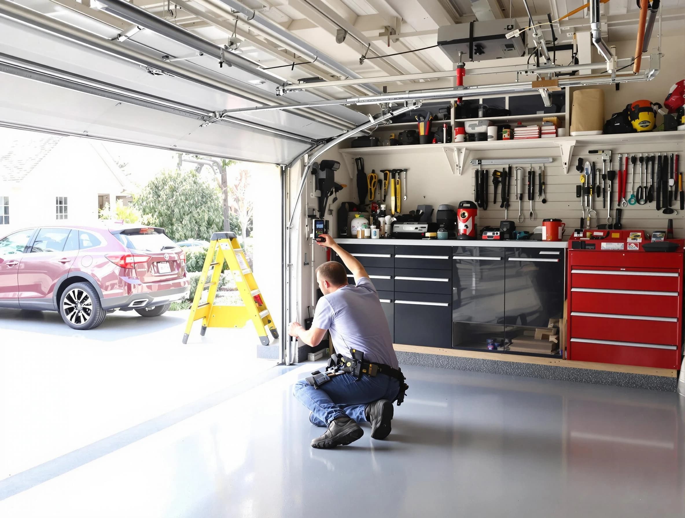 Local garage door repair service by Forestdale Garage Door Repair in Forestdale