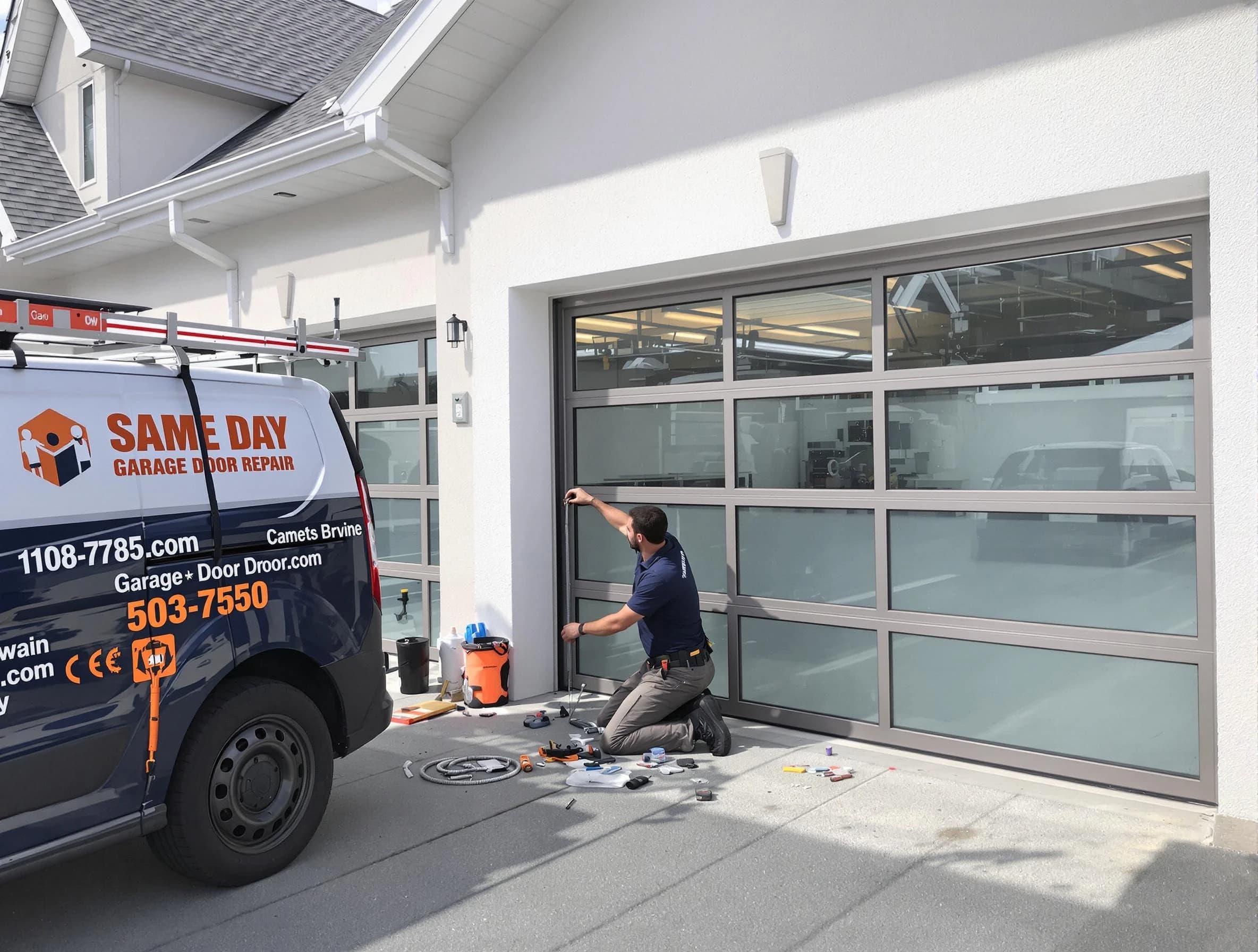 Same-day garage door repair service by Forestdale Garage Door Repair in Forestdale