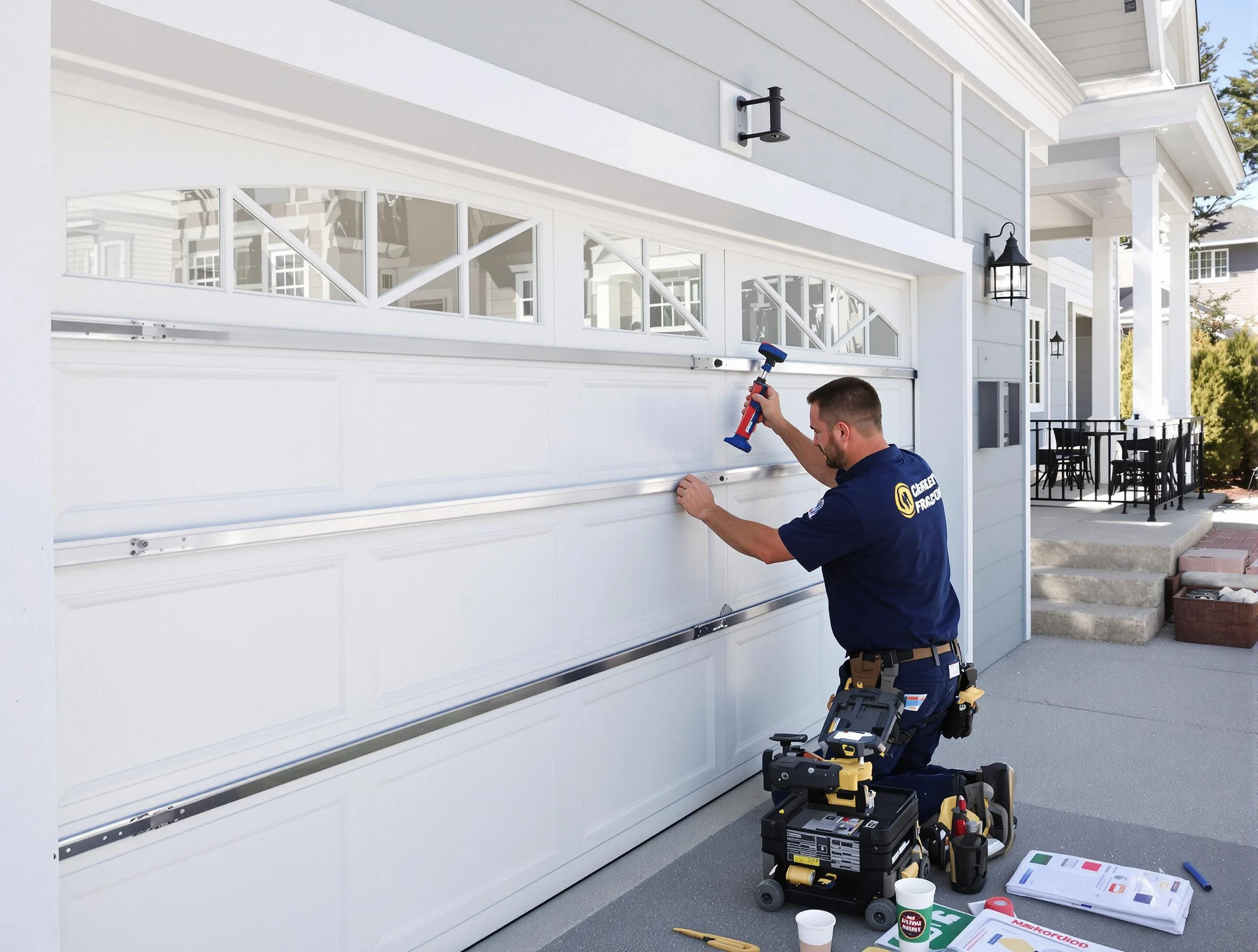 Professional garage door installation by Forestdale Garage Door Repair in Forestdale
