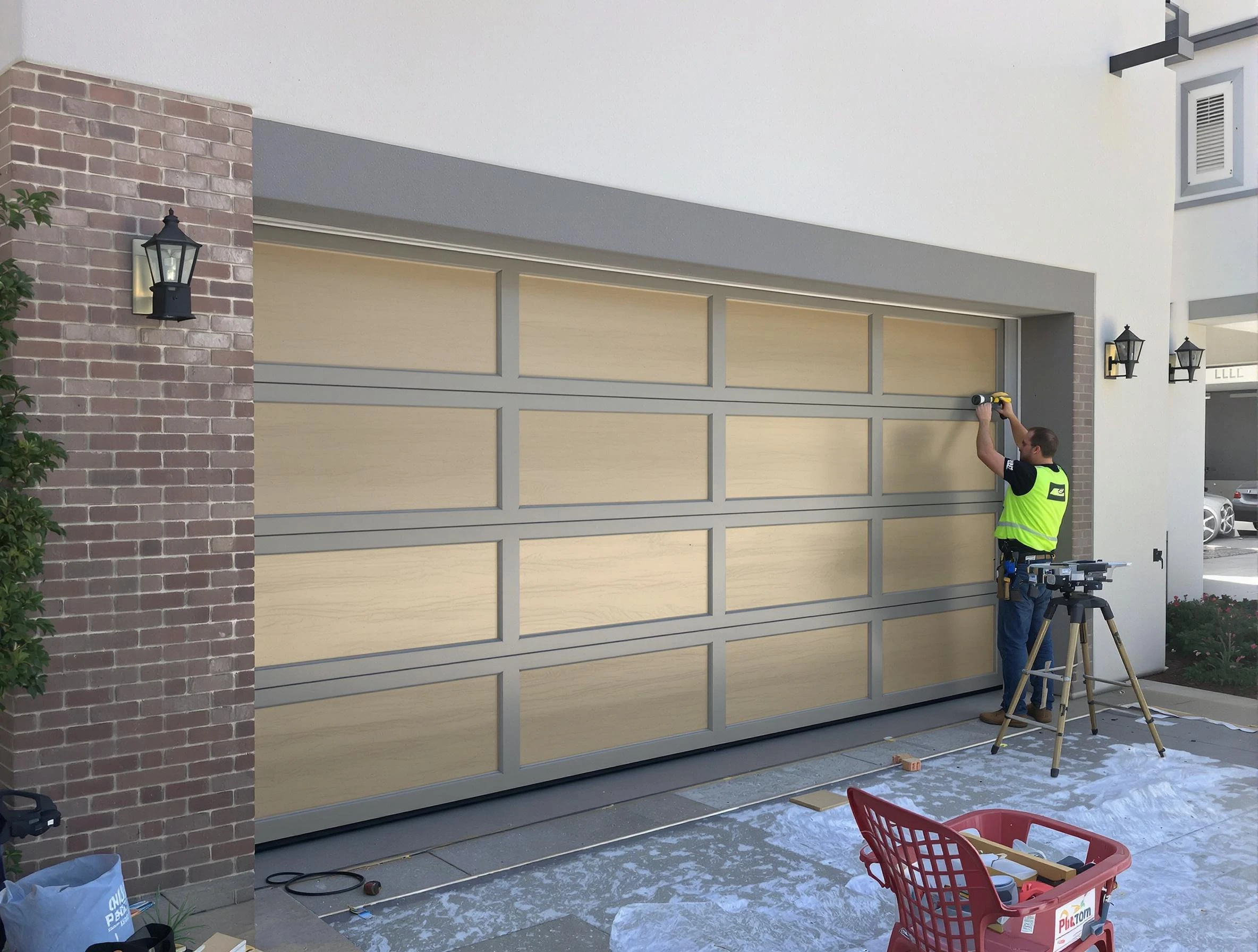 Garage door replacement service by Forestdale Garage Door Repair in Forestdale