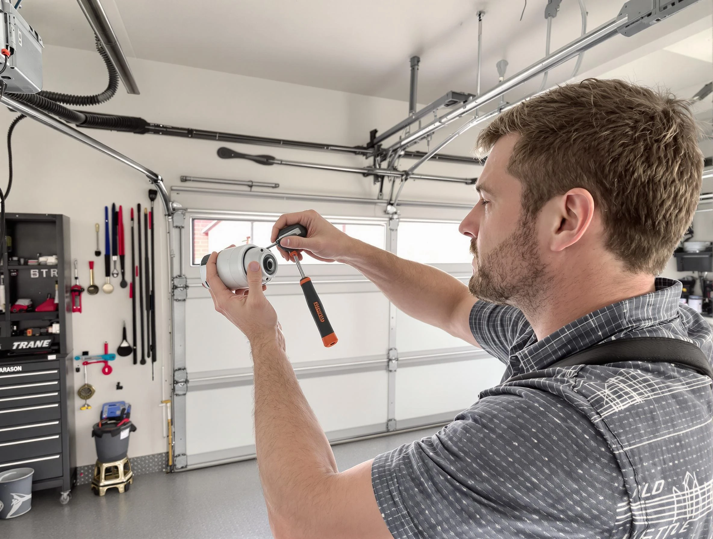 Garage door opener repair service by Forestdale Garage Door Repair in Forestdale